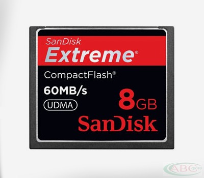 Цена: $ 62. SanDisk CF card 8 Gb Extreme (60Mb/s) Карта памяти