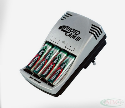 Цена: $ 34. Ansmann Photo cam III+AA 4х2850 Зарядное устройство