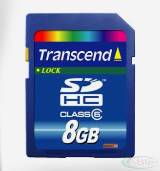 Цена: $ 22. Transcend SDHC Card 8 GB CL6 Карта памяти