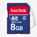 Цена: $ 17. SanDisk SDHC card 8Gb Карта памяти
