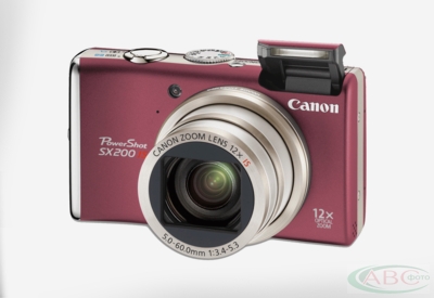 Цена: $ 270. Canon PowerShot SX200 IS Red Компактный цифровой фотоаппарат