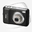 Цена: $ 118. Nikon Coolpix L20 Black metallic Компактный цифровой фотоаппарат