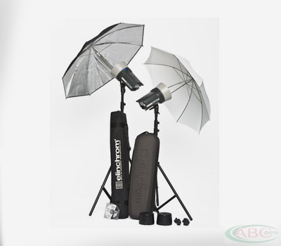 Цена: $ 667. Elinchrom D-Lite 2/4 (вспышка 200Дж-1, 400Дж-1,рефлектор-2,стойки-2,зонт-2,кофр-2,синхрошнур-2) Осветитель