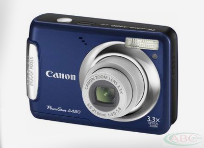 Цена: $ 107. Canon PowerShot A480 Blue Компактный цифровой фотоаппарат