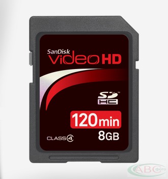Цена: $ 43. SanDisk SDHC Video HD 8Gb Карта памяти