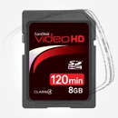 Цена: $ 44. SanDisk SDHC Video HD 8Gb 