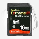 Цена: $ 160. SanDisk SDHC Extreme III 16Gb 