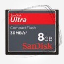 Цена: $ 32. SanDisk CF card 8 Gb Ultra Карта памяти