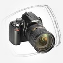 Цена: $ 1389. Nikon D5000 Kit 18-200mm VRII Цифровой зеркальный фотоаппарат