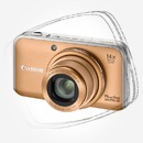 Цена: $ 363. Canon PowerShot SX210 IS Gold Компактный цифровой фотоаппарат