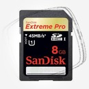 Цена: $ 48. SanDisk SDHC Extreme Pro 8Gb (45 Mb/s) Карта памяти