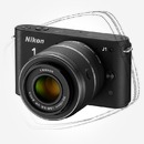 Цена: $ 595. Nikon 1 J1 10-30mm f/3.5-5.6 VR Black Компактный цифровой фотоаппарат