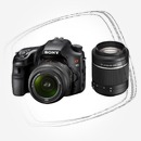 Цена: $ 1466. Sony A65 Kit 18-55+55-200 Цифровой зеркальный фотоаппарат