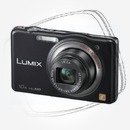 Цена: $ 264. Panasonic Lumix DMC-SZ7 Black + надувной матрас Intex в подарок Компактный цифровой фотоаппарат