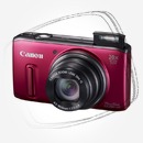 Цена: $ 358. Canon PowerShot SX260 HS Red Компактный цифровой фотоаппарат