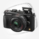 Цена: $ 889. Panasonic Lumix DMC-GX1X Kit 14-42 Black Компактный цифровой фотоаппарат