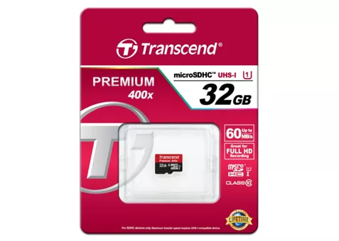 Фото: Transcend MicroSDHC 32 GB UHS-1 Premium (TS32GUSDCU1)