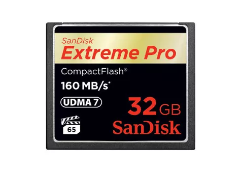 Фото: SanDisk CF 32 Gb Extreme Pro 160 Mb/s (SDCFXPS-032G-X46)