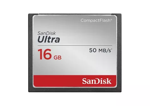 Фото: SanDisk CF 16 Gb Ultra 50Mb/s (SDCFHS-016G-G46)
