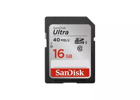 Фото: SanDisk SDHC 16 Gb Ultra (40 Mb/s) SDSDUN-016G-G46