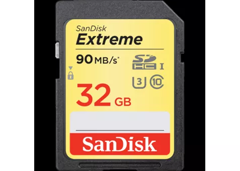 Фото: SanDisk SDHC 32 Gb Extreme UHS-I U3 (90Mb/s) SDSDXNE-032G-GNCIN