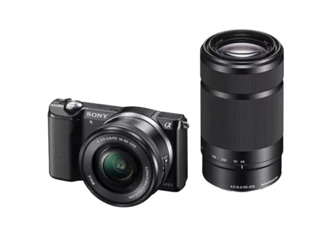 Фото: Sony A5000 Kit 16-50+55-210 Black (ILCE5000YB) гарантия производителя