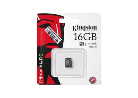 Фото: Kingston 16GB microSDHC UHS-I R45MB/s