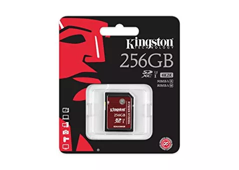 Фото: Kingston 256GB SDXC UHS-I Ultimate U3 (R90, W80MB/s)