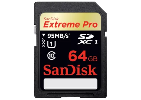 Фото: SanDisk SDXC 64Gb Extreme Pro UHS (95 Mb/s) SDSDXXG-064G-GN4IN