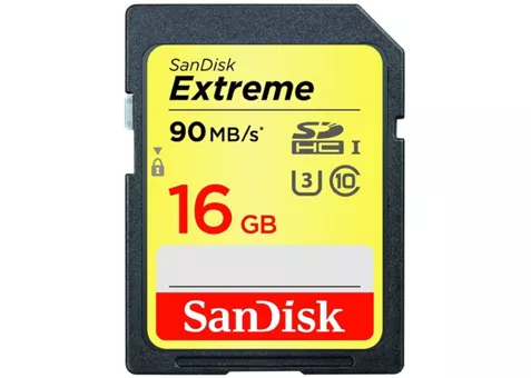 Фото: SanDisk SDHC 16 Gb Extreme UHS-I U3 90Mb/s (SDSDXNE-016G-GNCIN)