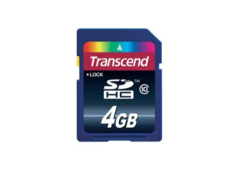 Фото: Transcend SDHC Card 4 GB CL10 (TS4GSDHC10)