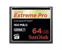 Фото: SanDisk CF 64 Gb Extreme Pro (160 Mb/s) SDCFXPS-064G-X46