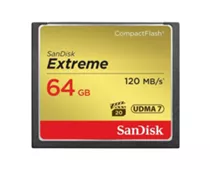 Фото: SanDisk CF card 64Gb Extreme (120/85 Mb/s) SDCFXSB-064G-G46