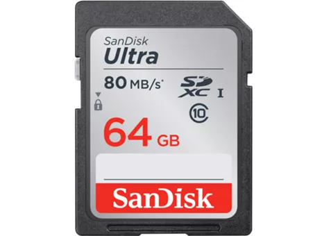 Фото: SanDisk SDXC 64 Gb Ultra 80Mb/s (SDSDUNC-064G-GN6IN)