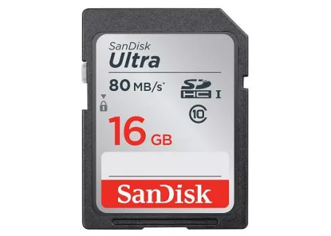 Фото: SanDisk SDHC 16 Gb Ultra 80Mb/s (SDSDUNC-016G-GN6IN)