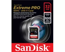 Фото: SanDisk SDHC 32GB C10 UHS-II R300/W260MB/s 4KExtreme Pro (SDSDXPK-032G-GN4IN)