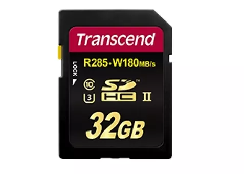 Фото: Transcend SDHC 32GB C10 UHS-II U3 R285/W180MB/s 4K (TS32GSD2U3)