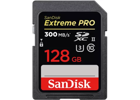 Фото: SanDisk SDXC 128Gb UHS-II U3 V90 R300/W260MB/s Extreme Pro (SDSDXDK-128G-GN4IN)