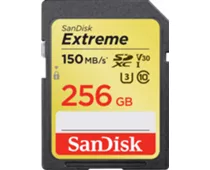 Фото: SanDisk SDXC 256Gb Extreme 4K V30 UHS-I U3(R150/W70MB/s) SDSDXV5-256G-GNCIN