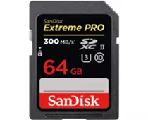 Фото: SanDisk SDXC 64Gb Extreme Pro UHS-II (R300/W260MB/s) SDSDXPK-064G-GN4IN
