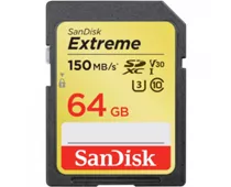 Фото: SanDisk SDXC 64GB Extreme C10 UHS-I U3 R150/W60MB/s (SDSDXV6-064G-GNCIN)