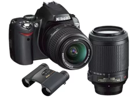 Фото: Nikon D40 X Kit 18-55 II+55-200+SportStarEx 8x25