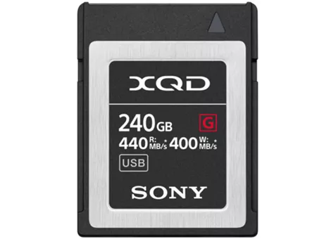 Фото: Sony 240GB XQD G Series R440MB/s W400MB/s (QDG240F)