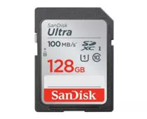 Фото: SanDisk SDXC 128Gb Ultra UHS-I (100Mb/s) SDSDUNR-128G-GN6IN