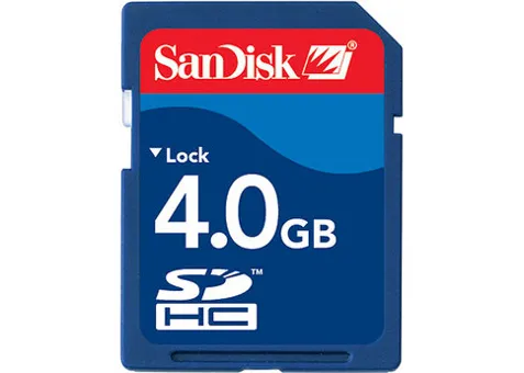 Фото: SanDisk SDHC card 4Gb