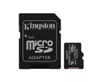 Фото: Kingston 128GB microSDXC C10 UHS-I R100MB/s Canvas Select Plus + SD