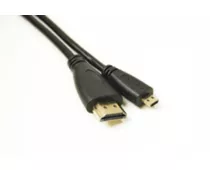Фото: Power Plant Відео кабель micro HDMI (M) to HDMI (M), 2m, 1.4V, 32AWG, 4K x 2K