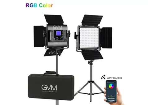 Фото: GVM 800D-RGB (3200-5600K) х2 набор постоянного света