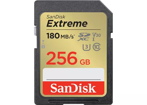 Фото: SanDisk SDXC 256Gb UHS-I U3 R180/W130MB/s Extreme V30 (SDSDXVV-256G-GNCIN)