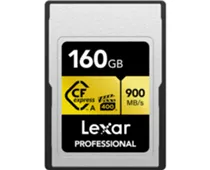 Фото: Lexar 160GB Professional CFexpress Type A (GOLD Series)  LCAGOLD160G-RNENG